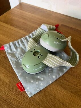 ALPINE MuffyBaby Infant Soothing Headphones in Sage Green